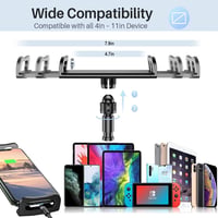 LSUO BAOFU Flexibilis Tablet Tartó - Állítható Hattyúnyakú Telefontartó iPad, iPhone és 4.7-10.5" Készülékekhez, Fekete

AI: I've created a  2