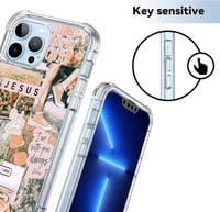 Apple iPhone 13 Pro Max Keresztény Kollázs Szilikon Védőtok 4