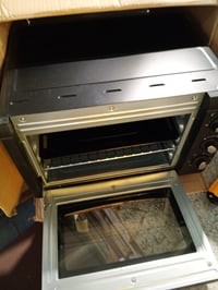 Mini cuptor cu convecție și toaster SEVERIN TO 2068, 20 L, 1500 W, negru, cu grătar — fără rotisor și piatră pentru pizza (stare: vezi a 2-a imagine) 2