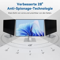 IPROKKO 27" monitoros adatvédelmi fólia 16:9, kékfény szűrő, tükröződésmentes képernyővédő 2