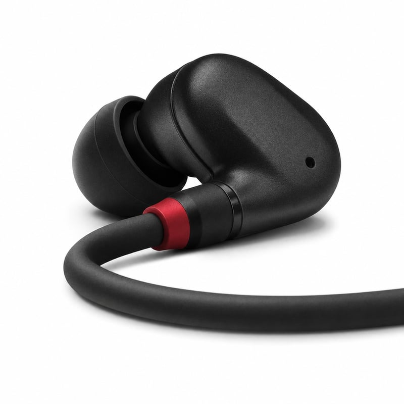 Bezdrôtové slúchadlá Sennheiser IE 100 PRO čierne — chybné — chybné, na náhradné diely: Bluetooth časť nefunguje (stav: pozri 2. obrázok)