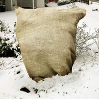 Óriás juta zsák 6 db - 70x100cm - növényvédő, kávé újrahasznosító, krumplis zsák, homokzsák 8