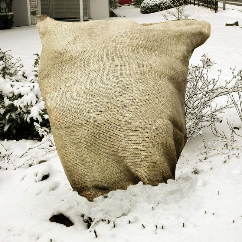 Óriás juta zsák 6 db - 70x100cm - növényvédő, kávé újrahasznosító, krumplis zsák, homokzsák