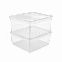 Priehľadný úložný box keeeper Bea so systémom Air Control, súprava 2 ks, 18 l, 39x33,5x18 cm 1