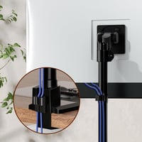 Putilsen Mount Monitortartó 24-57" Képernyőkhöz - Állítható Magasságú Asztali Monitorállvány, 27kg Teherbírás, VESA Kompatibilis, Fekete 8