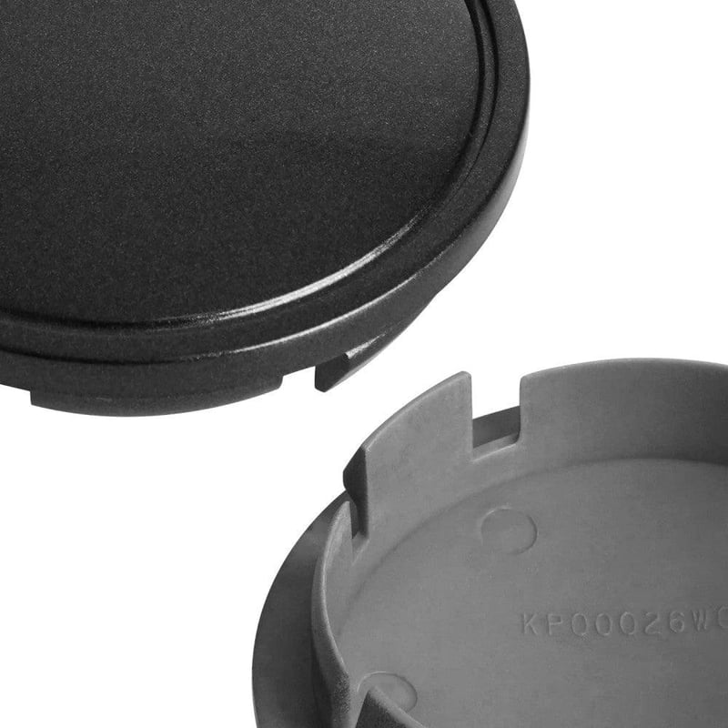 Volkswagen 66mm Puskafém Szürke Keréktárcsa Fedél Szett - VW Kompatibilis
