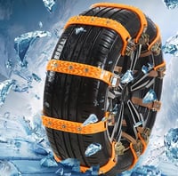 AUTO HIGH Univerzális Autó Hóláncok 10db - Acél Szegecses Csúszásgátló Szett 165-265mm Abroncsokhoz, Tárolótáskával és Szerszámokkal 12
