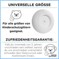 Egyszerű Lépcsőkapu Falvédő 4,1 cm - Szerszám Nélkül Felszerelhető 6