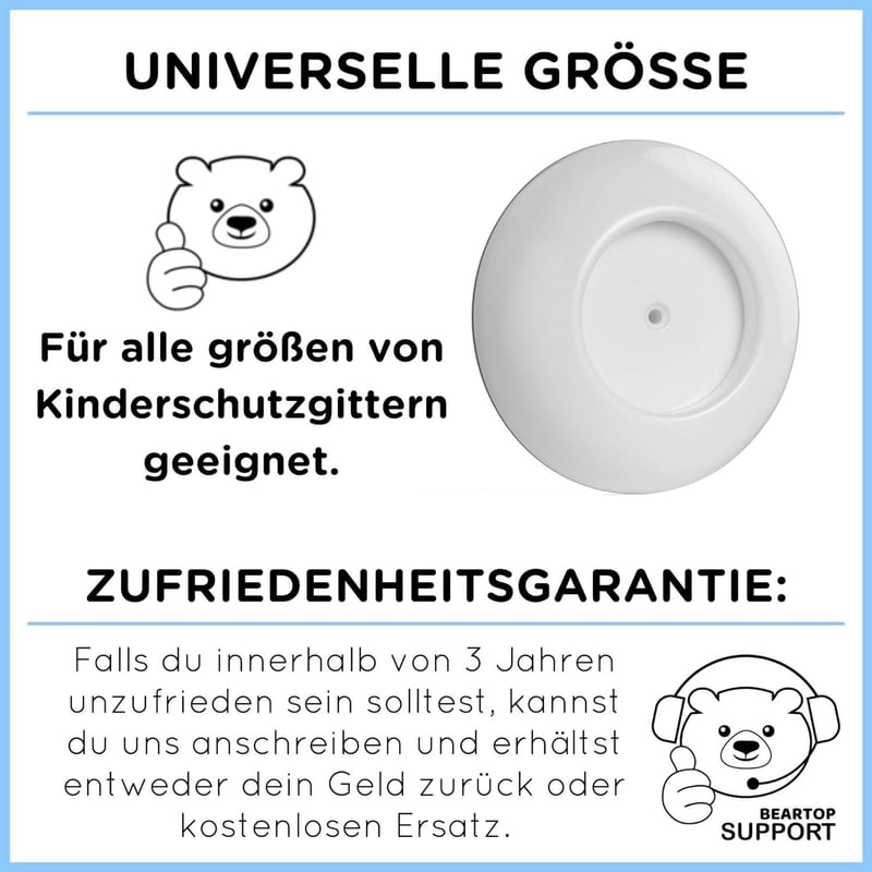 Egyszerű Lépcsőkapu Falvédő 4,1 cm - Szerszám Nélkül Felszerelhető