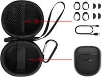Bose QuietComfort Earbuds II Védőtok - Prémium Tárolódoboz Zajszűrő Fülhallgatóhoz 2