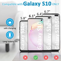 Samsung Galaxy S10 akkumulátoros tok 6000 mAh-s, állvánnyal - Gladgogo 3