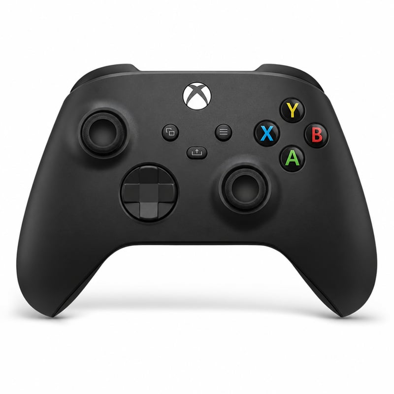 Xbox Wireless Controller Carbon Black bežični — neispravan, djelomično radi: lagani drift, desna tipka teško reagira (stanje: vidi 2. sliku)