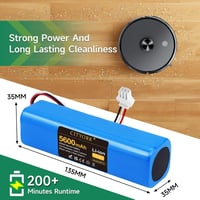 CITYORK 5600 mAh Li-Ion Pótakkumulátor Proscenic M7/M8 Pro, Roidmi Eve Plus, Viomi S9, Neabot N1/N2, Tesvor M1 Robotporszívókhoz, 14.4V 3