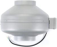 STERR IDC100 Ipari Radiál Csőventilátor 100 mm - 230V/51W Fémházas Elszívó Ventilátor 262 m³/h Légszállítással 3