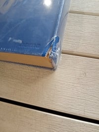 Fotoalbum Hama Jumbo Fine Art 30x30 cm, 100 bielych strán, na 400 fotografií, modrý, samolepiaci — roh albumu je natrhnutý (stav: pozri 2. obrázok) 3