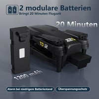 Toladrone TD12 Mini Drón 90° Állítható Kamerával - Összecsukható FPV Quadcopter Optikai Pozicionálással, Kezdőknek és Haladóknak, 2 Akkumulá 6