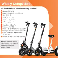 ZIMAOER Univerzális Elektromos Roller Töltő 48V 54.6V 2A - 6 Csatlakozóval E-Roller, E-Bike és Hoverboard Akkumulátorokhoz - EU Adapter 4