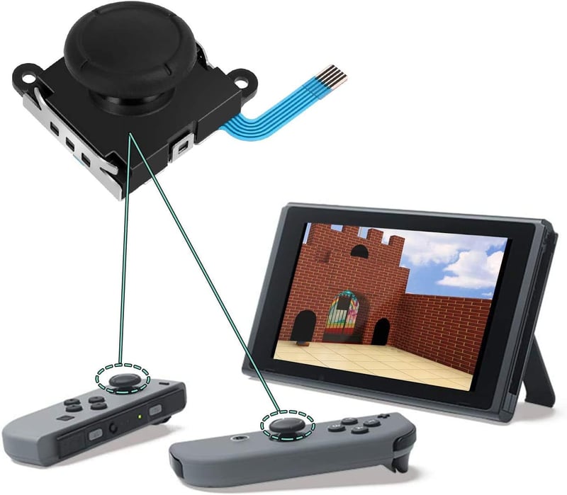 Nintendo Switch joystick csere készlet - 4db analóg kar Joy-Con kontrollerhez