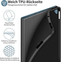 HOLIMET iPad 10.2" Tok 9/8/7 Generációhoz (2021/2020/2019) Tolltartóval - PU Bőr Védőtok, Vékony TPU Hátlap, Automatikus Alvás/Ébresztés, Ál 7
