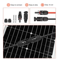Sourcing Map 100m-es 6mm² Piros Napelem Kábel, 1500V PV Hosszabbító 5