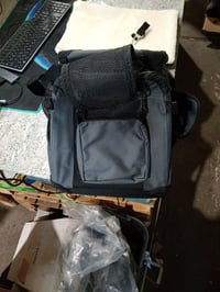 Geantă de transport pliabilă pentru câini și pisici lionto 50x34x36 cm gri, cu mâner și pătură, pentru călătorii și mașină, până la 10 kg 4