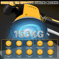 WingFly Elektromos Csempevibrátor Dewalt 18V/20V Akkumulátorhoz - 148mm Tapadókorong, 10 Fokozat, 160kg Teherbírás (Akkumulátor Nélkül) 5
