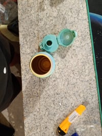 Sticlă aluminiu pentru copii SIGG WMB ONE 0,6 L, turcoaz deschis, cu model cu balene - cu urme de adeziv la bază (stare: vezi a 2-a imagine) 3