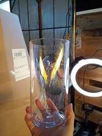 Set de 3 vaze cilindrice din acril transparent Koelaa, 10x20, 12x20, 20x20 cm, vază pentru flori și — produs deformat (stare: vezi imaginea 2) 5
