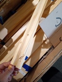 Amazon Basics okvir za krevet za jednu osobu s uzglavljem, puno borovo drvo, podnica s letvicama, 90x200 cm — slomljeni dijelovi (stanje: vidi 2. sliku) 3
