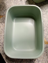 Mepal EasyClip Ételtároló Doboz Szett 3 részes, 2x 450 ml + 1000 ml, Nordic — 1000 ml-es doboz fedele nélkül (állapot: lásd a 2. képet) 2
