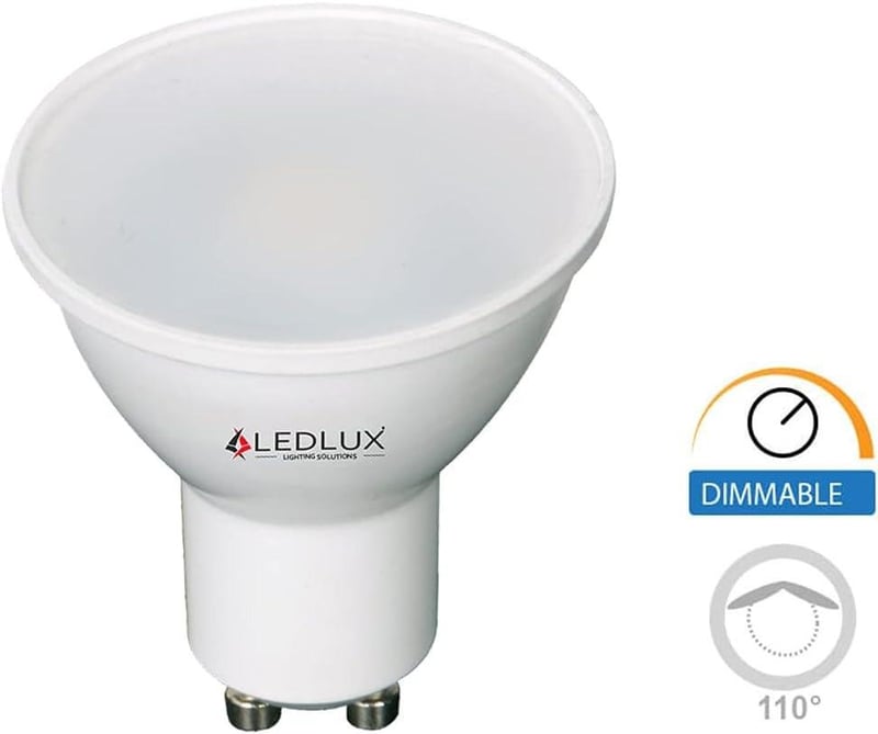 LEDLUX 3 Dimmelhető GU10 LED Izzó, Állítható Színhőmérséklet, 7W, 480lm