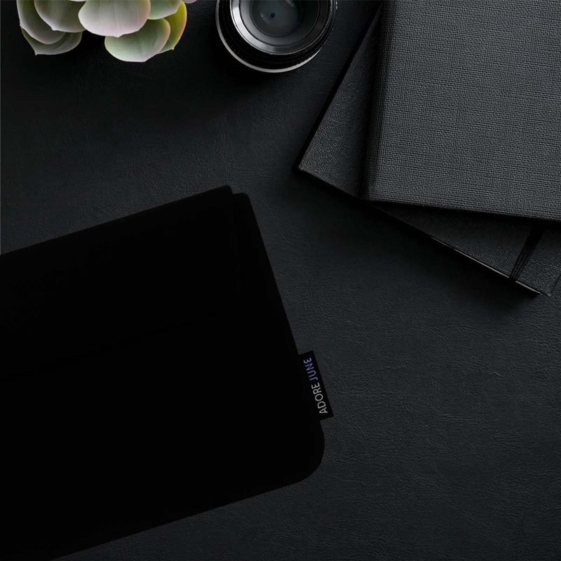 Logitech K400 Plus és K400 Professional billentyűzet védőtok - Adore June Keeb fekete hordozható tok