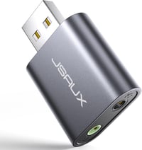 JSAUX USB hangkártya adapter PC-hez és PlayStation-höz - szürke 1