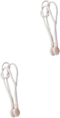 Elegáns Mágneses Függönykötő Szett - 2 db Pamut Kötél 1