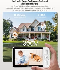 CZEview Bébiőr 2K Kamerával - 5" WiFi Videó Monitor, 360° PTZ, 4x Zoom, Éjjellátó, Mozgásérzékelés, Hőmérsékletjelző, Applikációval 6