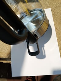 Rýchlovarná kanvica Xiaomi Mi Kettle Electric Glass BHR7423EU čierna, sklenená — chybná, na súčiastky: Tlačidlo zapínania nefunguje (stav: pozri 2. obrázok) 2