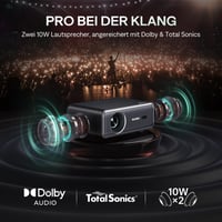 Aurzen D1 Pro Okos Projektor Full HD 1080P, 4K Támogatással, Dolby Audio, Automata Fókusz, 2x10W Hangszóró, WiFi, Bluetooth 5.2, Netflix Kom 10