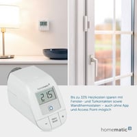 Homematic IP okos fűtőtest termosztát - Alexa és Google kompatibilis, energiatakarékos 6