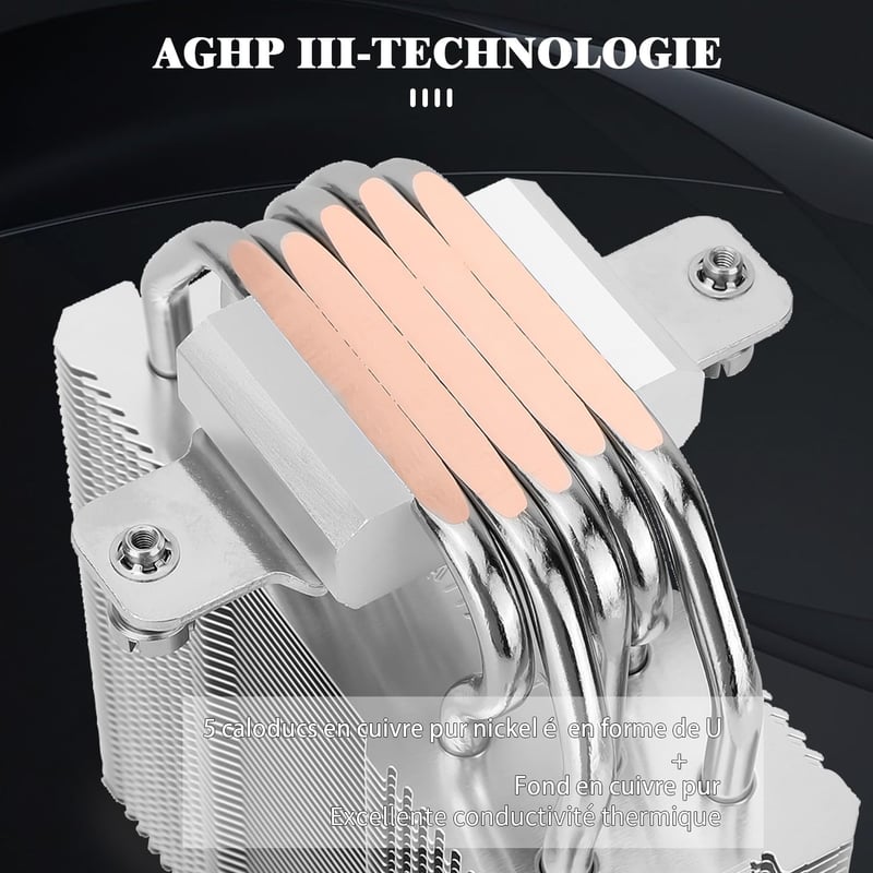 Thermalright Assassin King 120 SE CPU hűtő - 5 heatpipe, csendes ventilátor, AMD/Intel kompatibilis