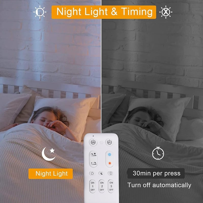 BOBOPAI Virág Mintás LED Mennyezeti Lámpa 24W - Távirányítós, Fényerőszabályozós Fa Lámpatest, Időzítővel és Éjszakai Fénnyel, 2400 lm, Mode