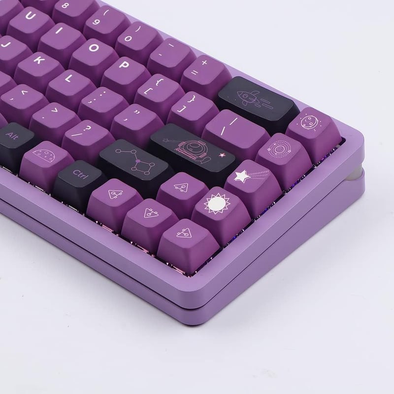 EPOMAKER Űrutazás MDA PBT Keycap Szett 147 Gombos ISO Mechanikus Billentyűzethez