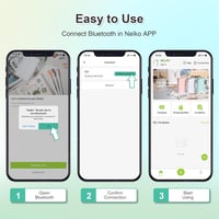 Nelko P21 Bluetooth címkenyomtató - Hordozható, vezeték nélküli, öntapadós etikett készítő iOS/Android-hoz papírt nem tartalmaz 6
