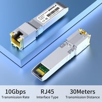 SODOLA 10GBase-T RJ45 SFP+ Modul - 30m Hatótávolságú Réz Ethernet Transceiver 6