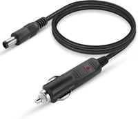 GINTOOYUN Szivargyújtó-DC7.4x5.0mm Tápkábel 16AWG - 3m Hosszú Adapter Autókhoz, Lakóautókhoz, Elektromos Készülékekhez, 10A Biztosítékkal 1