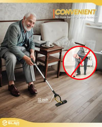 SLAH 81 cm-es forgatható alumínium szemétszedő fogó időseknek és mozgáskorlátozottaknak 7