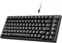 AJAZZ AK820 75% TKL Vezetékes Mechanikus Billentyűzet, Hot Swap Piros Kapcsolókkal, CNC Hangerőszabályzóval, PBT Keycaps, PC/Win/MAC - Fekete 1