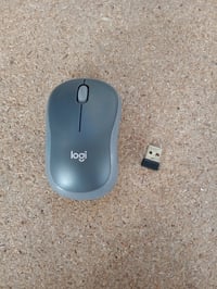 Mouse wireless Logitech M185, gri, 2,4 GHz, cu receptor mini USB, 1000 DPI, 1 buc. - stare utilizat 2