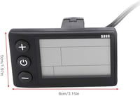 MAGT 36V-48V Elektromos Roller Kefe Nélküli Vezérlő - Vízálló LCD Kijelzővel, Alumínium Szinusz Szabályzó Elektromos Kerékpárokhoz - 2#36V-48V 7