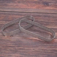 Rozsdamentes acél Mini Mousse sütőforma szett - 5 db-os perforált desszertgyűrű 3