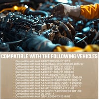 Uenopedin MJ Hátsó Ablaktörlő Motor Audi A3 A4 A6 Q5 Q7 modellekhez - 8E9955711A/B kompatibilis alkatrész 3